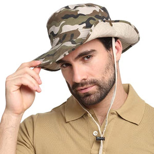 Open image in slideshow, USI Uni Style Image Cow boy Hat Khaki Camou.
