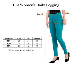 USI Uni Style Image Women's Regular Breathable Leggings