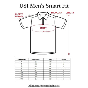 USI Uni Style Image Mens Smart Fit Con 11 with Tape and Tipping on The Collar