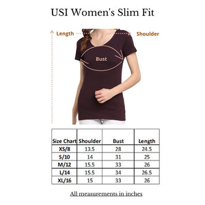 USI Uni Style Image Women's 100% Cotton Top