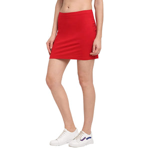 USI Uni Style Image Women's Mini Skirt: Color Red 26