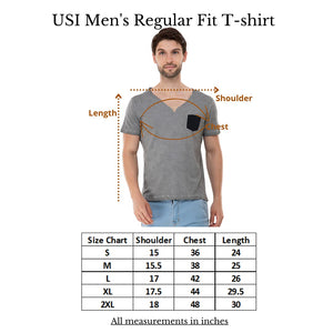 USI Uni Style Image Mens T-Shirt Color: Grey