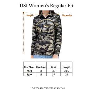 USI Uni Style Image Womens Polyester Full Sleeve Polo T-Shirt