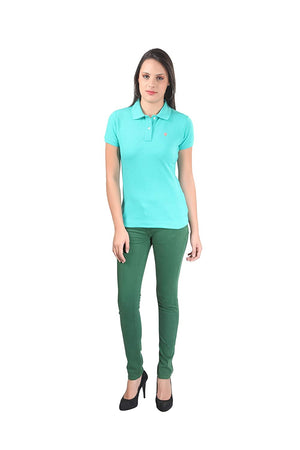 USI Uni Style Image Women's Polo Color-Lagoon