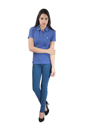 USI Uni Style Image Women's Polo Color-Ampro Blue