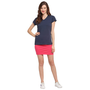 USI Uni Style Image Women's Mini Skirt: Color Raspberry 26