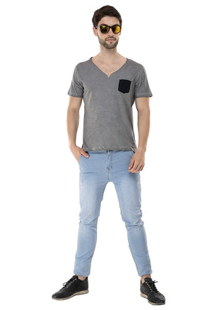 USI Uni Style Image Mens T-Shirt Color: Grey