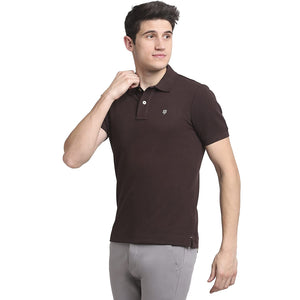 USI Uni Style Image Mens Smart Fit Con 11 Polo T-Shirt Color Coffee Small