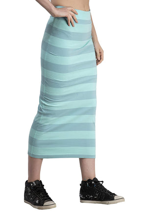 USI Uni Style Image Women's Striped Skirt Color Mint Green Small