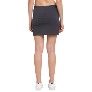 USI Uni Style Image Women's Mini Skirt Color: Anthra Mel 26