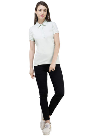 Open image in slideshow, USI Uni Style Image Womens Polycotton Polo T-Shirt
