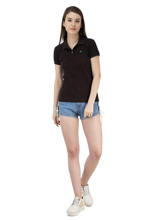 USI Uni Style Image Women's Polo Color-Coffee