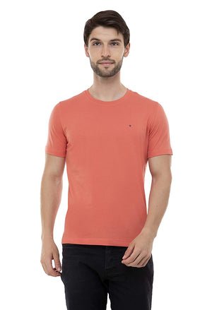 Open image in slideshow, USI Uni Style Image Mens Round Neck Cotton T-Shirt Color: Sunrise
