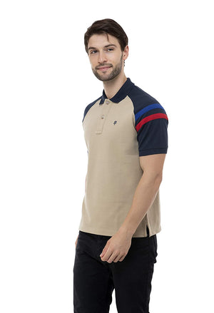 USI Uni Style Image Mens T-Shirt Color: Beige