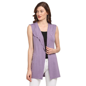 Open image in slideshow, USI Uni Style Image Women&#39;s Cotton Shrug Color Purple 2XL
