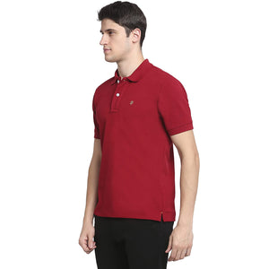 USI Uni Style Image Mens Smart Fit Con 11 Polo T-Shirt Color: Real Mulberry