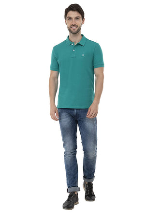 USI Uni Style Image Mens Smart Fit Con 11 Polo T-Shirt Color Dynasty Green