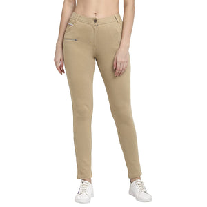 Open image in slideshow, USI Uni Style Image Women&#39;s Smart Fit Trouser: Color Beige
