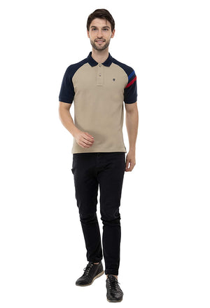 USI Uni Style Image Mens T-Shirt Color: Beige