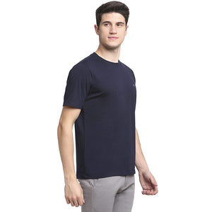 USI Uni Style Image Mens Casual Fit Round Neck: T-Shirt Color Navy 2XL