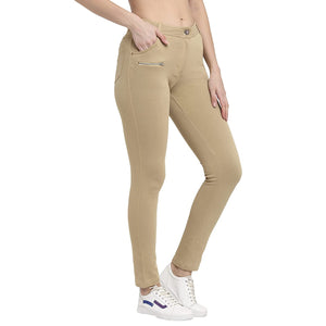 USI Uni Style Image Women's Smart Fit Trouser: Color Beige