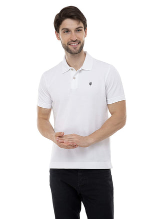 Open image in slideshow, USI Uni Style Image Mens Smart Fit Con 11 Polo T-Shirt Color: White
