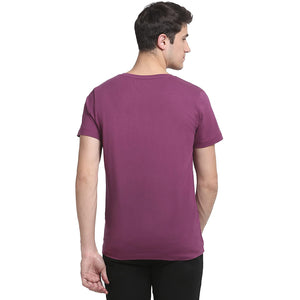 USI Uni Style Image Mens Classic V-Neck T-Shirt Color: Mauve