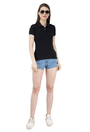 Open image in slideshow, USI Uni Style Image Womens Polycotton Polo T-Shirt
