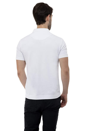 USI Uni Style Image Mens Smart Fit Con 11 Polo T-Shirt Color: White