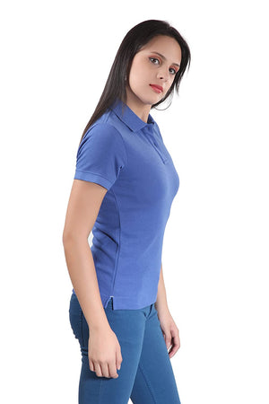 USI Uni Style Image Women's Polo Color-Ampro Blue