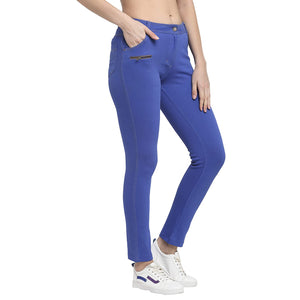 USI Uni Style Image Women's Smart Fit Trouser: Color Ampro Blue