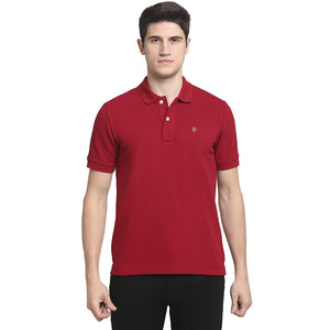 Open image in slideshow, USI Uni Style Image Mens Smart Fit Con 11 Polo T-Shirt Color: Real Mulberry
