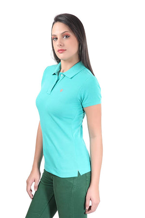 USI Uni Style Image Women's Polo Color-Lagoon