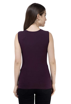 USI Uni Style Image Womens Sleeveless Jersey(Eggplant Purple,18,3XL)