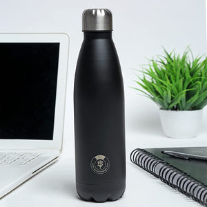 USI Uni Style Image Stainless Steel Black School / Office Water Bottle