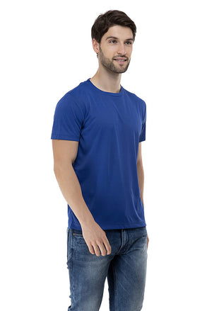 USI Uni Style Image Mens Active Fit Round Neck T-Shirt 2XL Blue