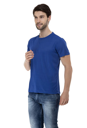 USI Uni Style Image Mens Active Fit Round Neck T-Shirt 2XL Blue