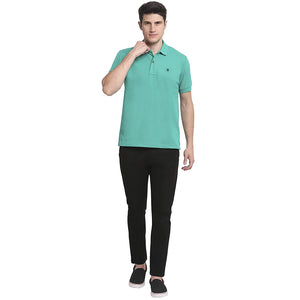 USI Uni Style Image Mens Smart Fit Con 11 Polo T-Shirt Color: Dynasty Green