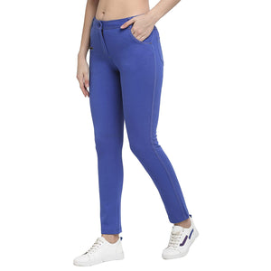 USI Uni Style Image Women's Smart Fit Trouser: Color Ampro Blue