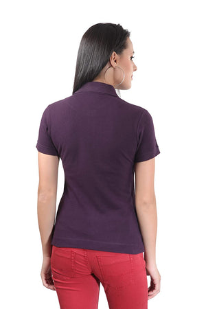 USI Uni Style Image Women's Polo Color-Purple