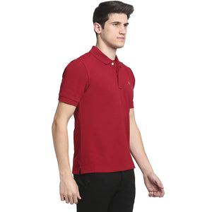 USI Uni Style Image Mens Smart Fit Con 11 Polo T-Shirt Color: Real Mulberry