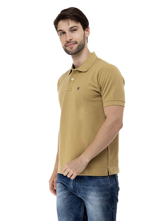 USI Uni Style Image Men's T-Shirt Color: Khaki