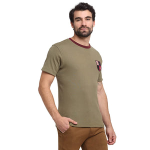 USI Uni Style Image Classic Round Neck Tshirt with Rib Color Olive