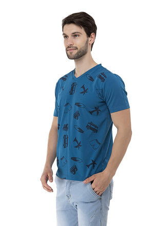 USI Uni Style Image Mens T-Shirt Color: Teal