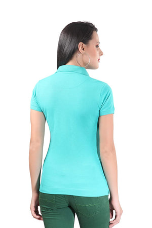 USI Uni Style Image Women's Polo Color-Lagoon