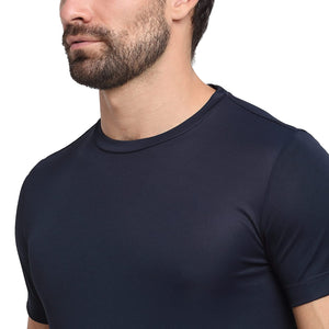 USI Uni Style Image Mens Active Fit Round Neck T-Shirt Color Navy