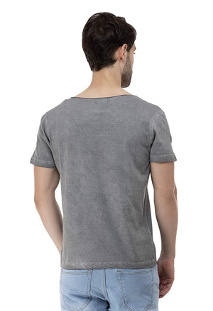 USI Uni Style Image Mens T-Shirt Color: Grey