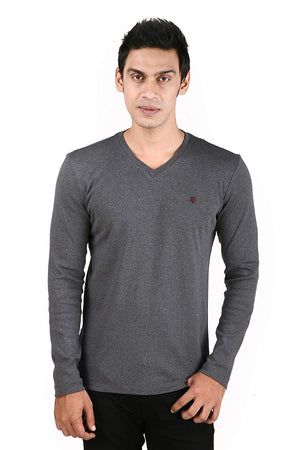 Open image in slideshow, USI Uni Style Image Mens Round Neck Full Sleeves T-Shirt
