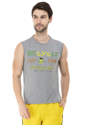 Open image in slideshow, USI Uni Style Image Mens Half Sleeves Gym Tee Color: Grey
