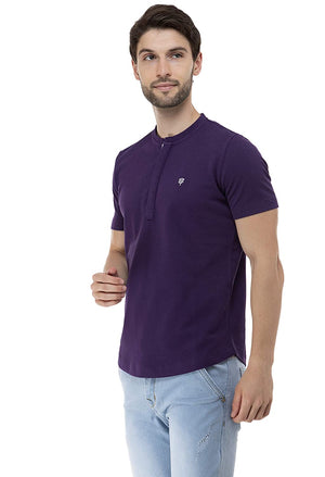 USI Uni Style Image Mens T-Shirt Color: Purple